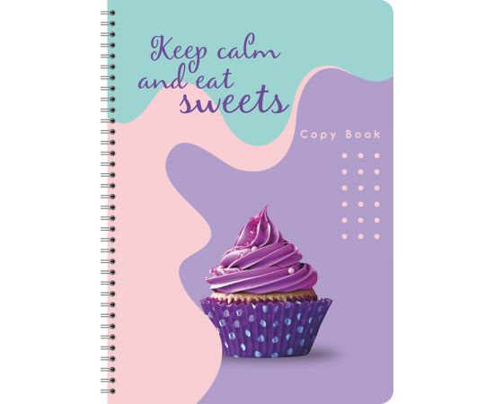 Тетрадь 80 л А4 клетка спираль "So Sweety №2