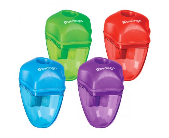 Точилка BERLINGO "Spike" контейнер