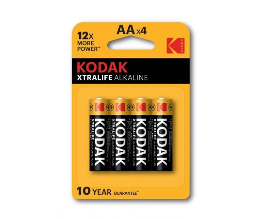 Элемент питания Kodak LR06 BL*4MAX Super Alkaline АА (пальчиковые)