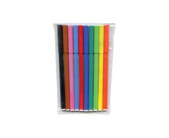 Фломастеры CENTROPEN "Пингвины" 10 цв  в пластиковом пакете