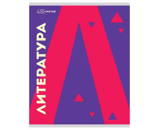 Тетрадь предметная Буквы Литература 48л