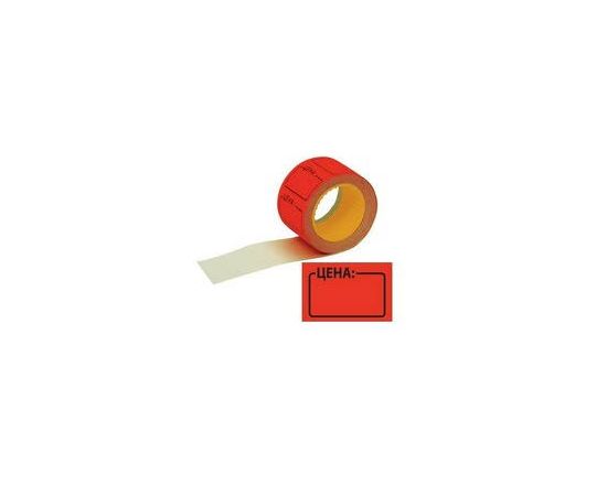 Этикетка-Ценник 28х21 красный,1/600(с/ц)