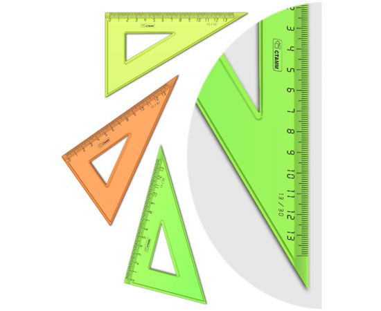 Треугольник 30°, 13см СТАММ "Neon Crystal", ассорти ТК33
