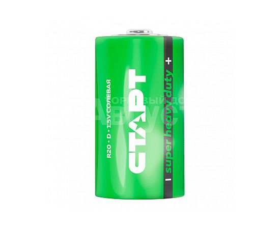 Элемент питания  Старт R20-2S солевая, 1 шт