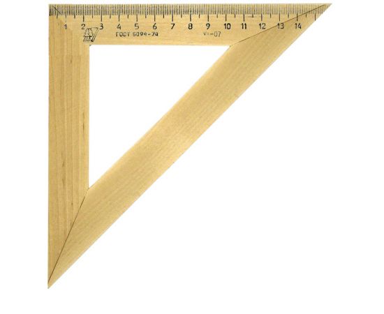 Треугольник деревянный 45*160