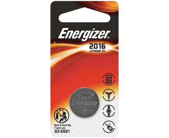Элемент питания Energizer 2016 3V