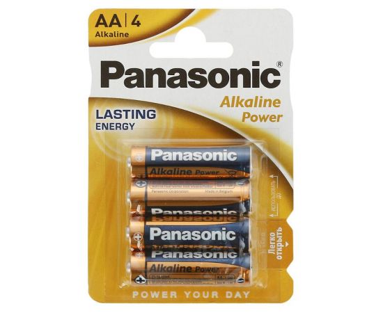 Элемент питания AA (LR6) . Panasonic Alkaline Power BL4 1шт.