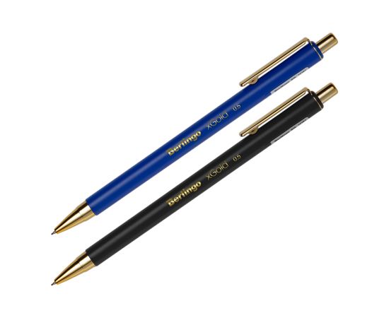 Карандаш механический Berlingo "xGold", с ластиком, ассорти, 0,5мм