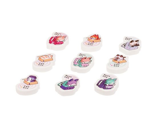 Ластик MESHU "Meow-bag", фигурный, термопластичная резина, 40*30*13мм MS_45598