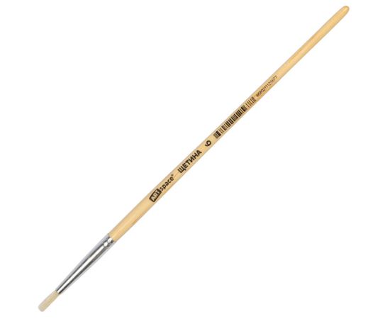 Кисть щетина, ArtSpace, круглая №06, пакет, европодвес BH6_14567