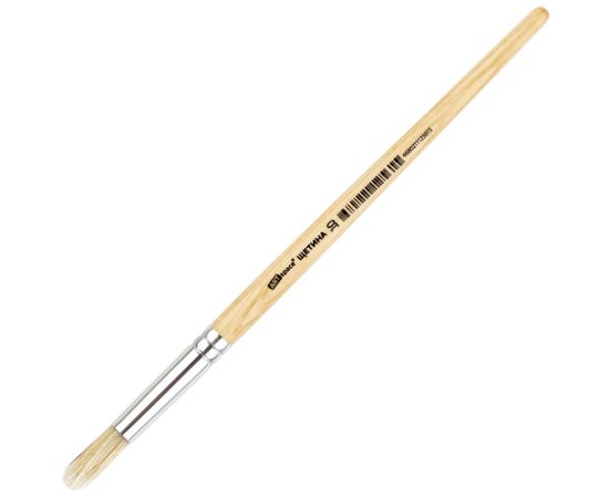 Кисть щетина, ArtSpace, круглая №10, пакет, европодвес BH10_14561