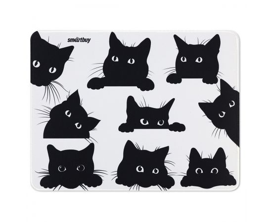 Коврик для мыши Smartbuy Cat-1, 360*270*3мм, ткань+резиновая основа