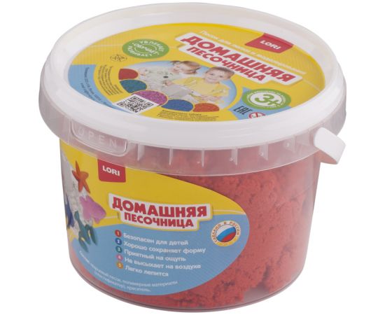 Набор для лепки "Морской песок"LORI,0,7кг.,цвет в ассортименте