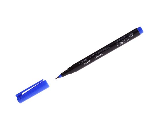 Маркер перманентный для CD/DVD Line Plus "2500UF" синий, 0,4мм