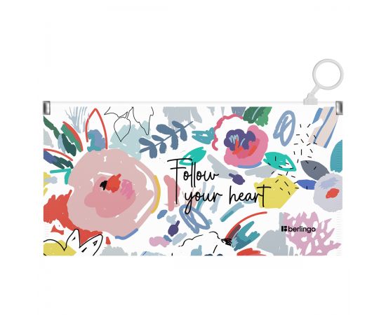 Папка-конверт на молнии Berlingo "Style", Travel size, 180мкм, с рисунком ZBn_TS211