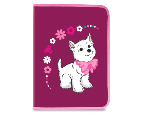 Папка для труда А4,BRAUBERG,молния вокруг,ассорти