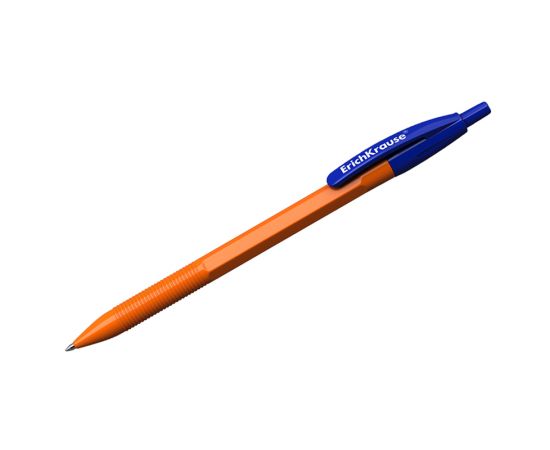 Ручка шариковая автоматическая Erich Krause "R-301 Orange Matic" синяя, 0,7мм 38512