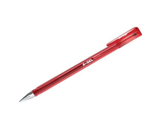 Ручка гелевая BERLINGO"X-Gel" 0,5мм, красная