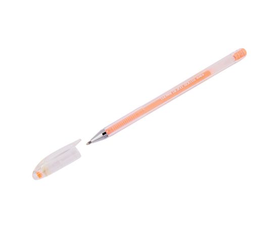 Ручка гелевая CROWN пастель оранжевый 0,8мм