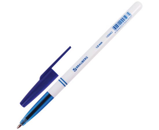 Ручка шариковая Brauberg  офисная  синяя