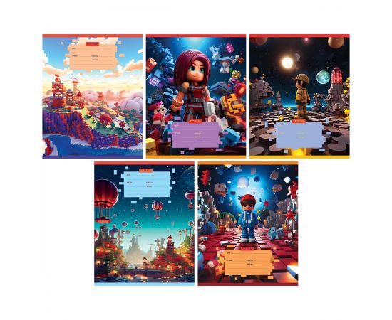 Тетрадь 12л., клетка BG "Игрушечный мир" Т5ск12 57311