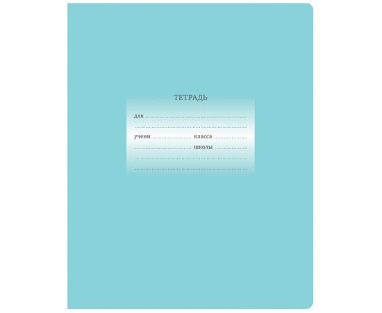 Тетрадь 24л., линия BG "Первоклассная", светло-бирюзовая Т5ск24 10590