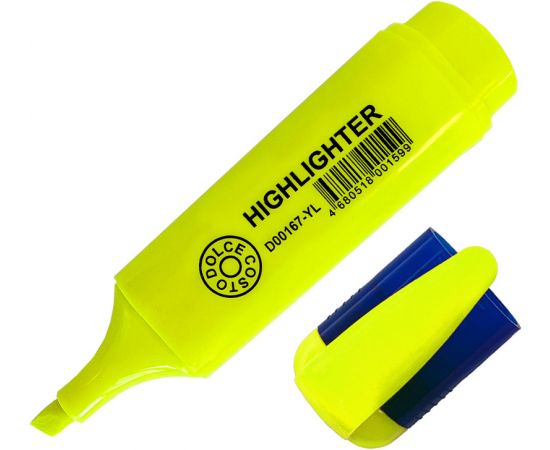 Текстовыделитель желтый DOLCE COSTO 5 мм