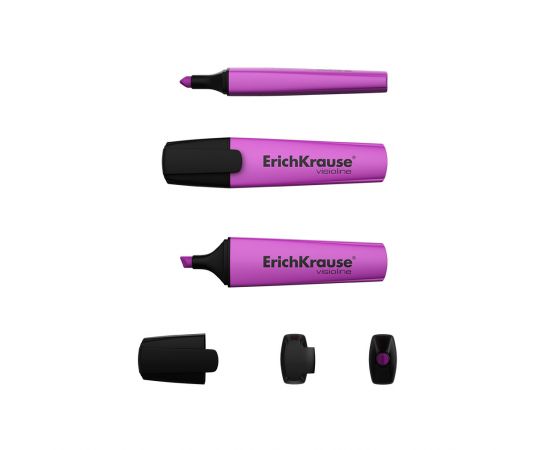 Текстовыделитель 0,6-5,2 мм, скошенный, цвет фиолетовый V-12 Erich Krause 32501
