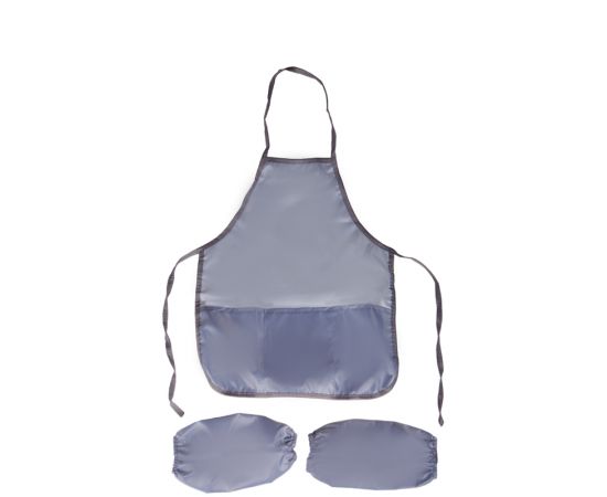 Фартук с нарукавниками ArtSpace , 53,5*44,5см, 3 кармана, серый ФН_1823