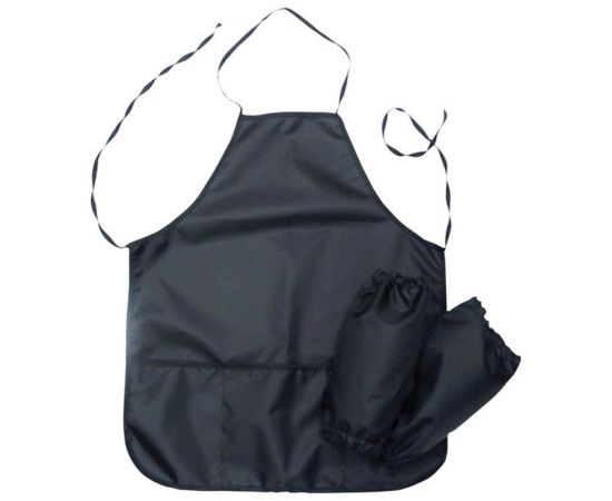 Фартук с нарукавниками ArtSpace, 54*45см, 3 кармана, черный ФН_1818