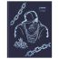 Дневник 1-11 кл. 48л. ЛАЙТ BG "Gorilla", матовая ламинация, тиснение голографичской серебряной фольг